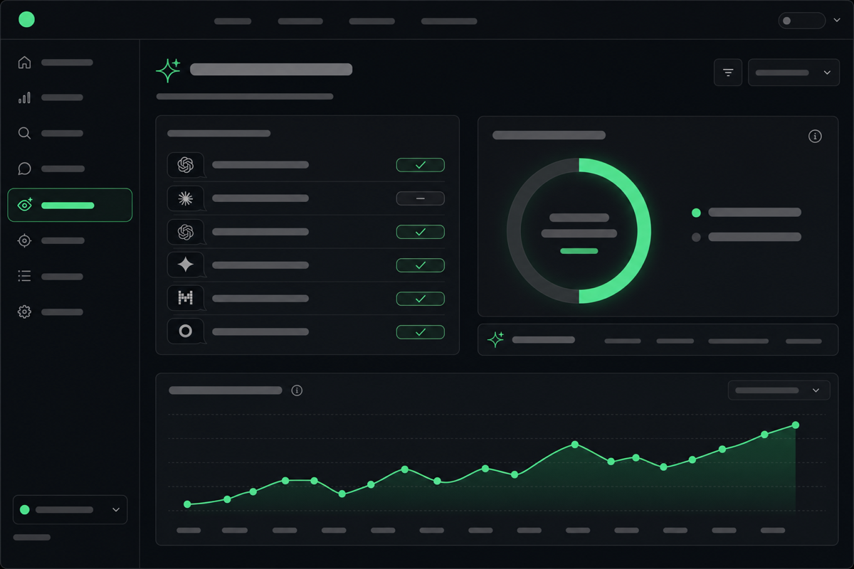 Naymo AI Visibility report showing how readable a site is to AI assistants with a readiness score and fixes